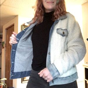 Sherpa Jean Jacket